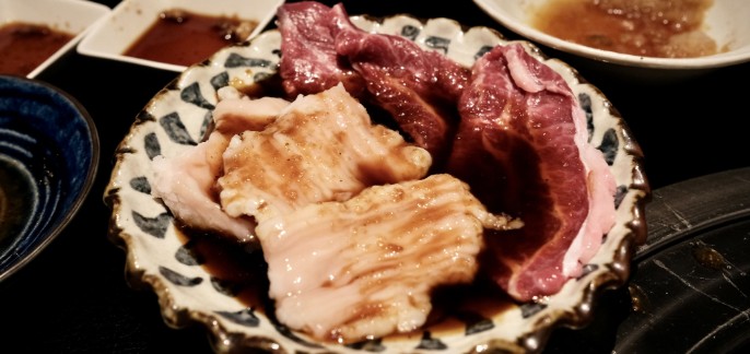 【プリンセス＆プリンス定食】約250g（塩焼き、タレ焼き、もつ）